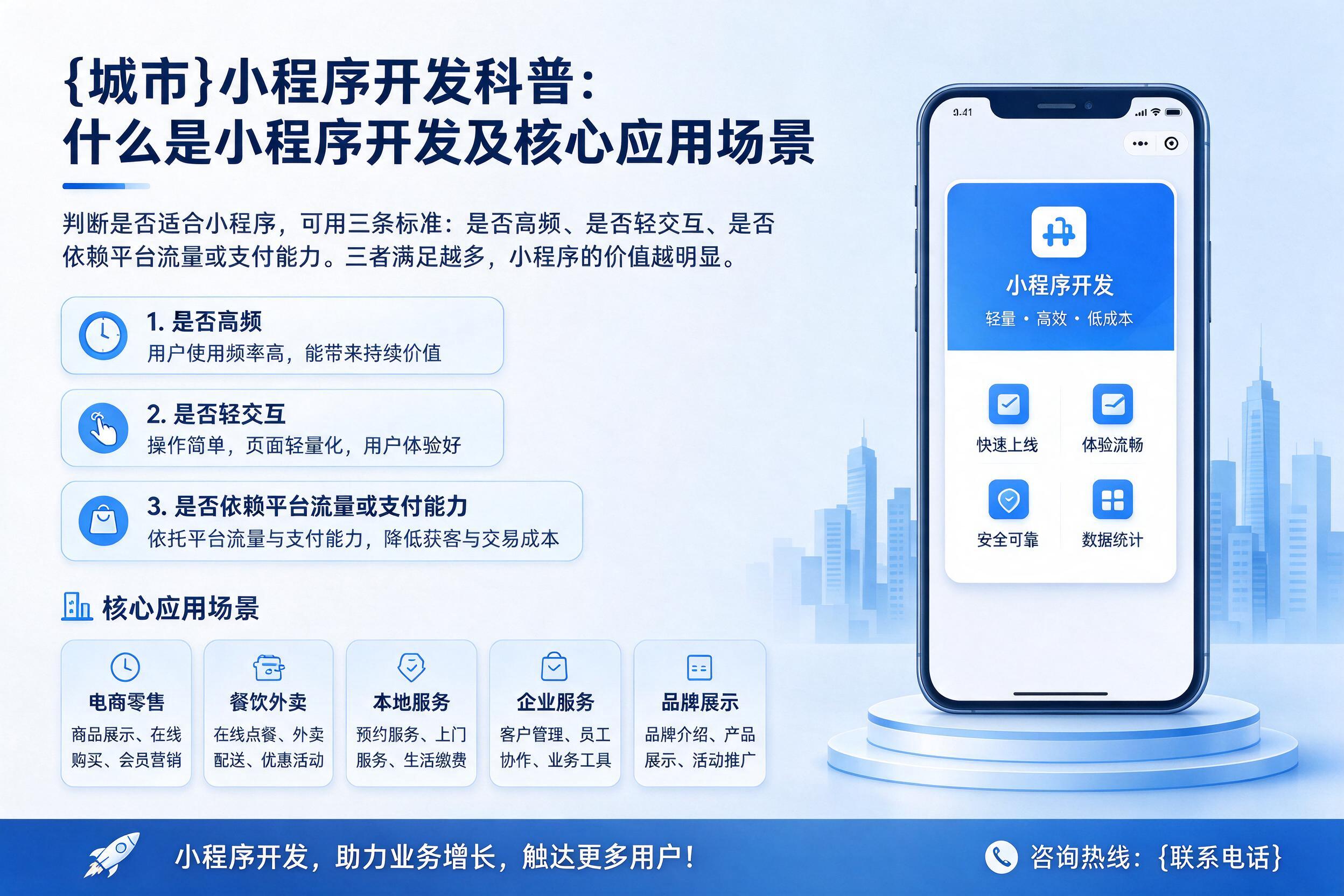 南山小程序开发科普:什么是小程序开发及核心应用场景